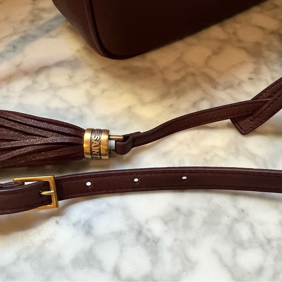 YSL Small Lou Camera Bag – Smooth Burgundy Leather – New with Dust Bag - Picture 2 of 4